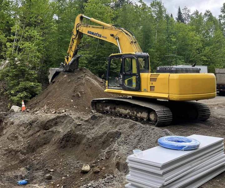 Residential construction in Saint-Hippolyte