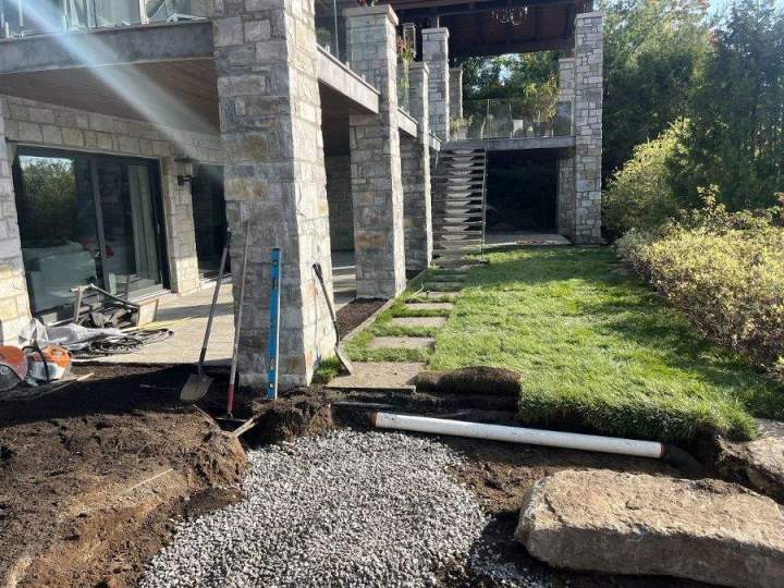 Terrassement de fondation Saint-Hippolyte