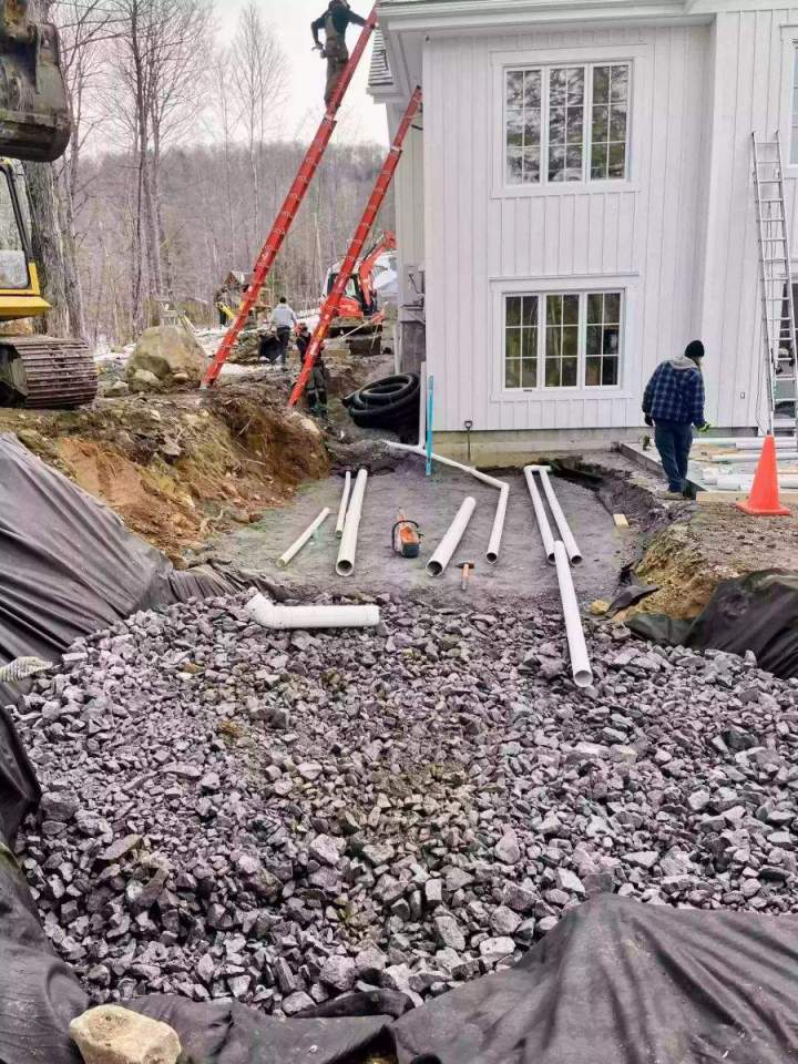 Installation drains français Saint-Hippolyte