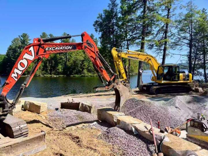 Terrassement de fondation Saint-Hippolyte