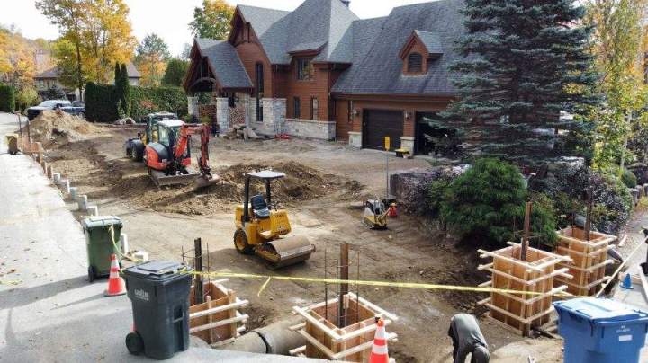 Terrassement de fondation Saint-Hippolyte