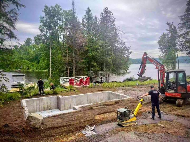 Installation drains français Saint-Hippolyte