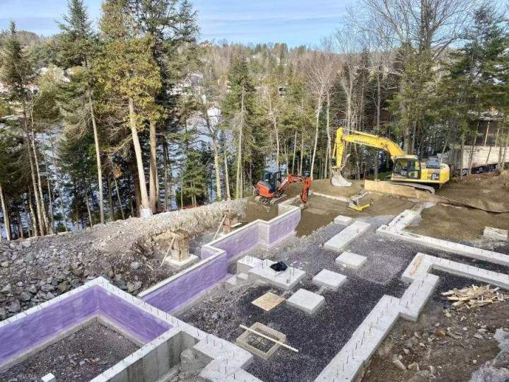 Terrassement de fondation Saint-Hippolyte