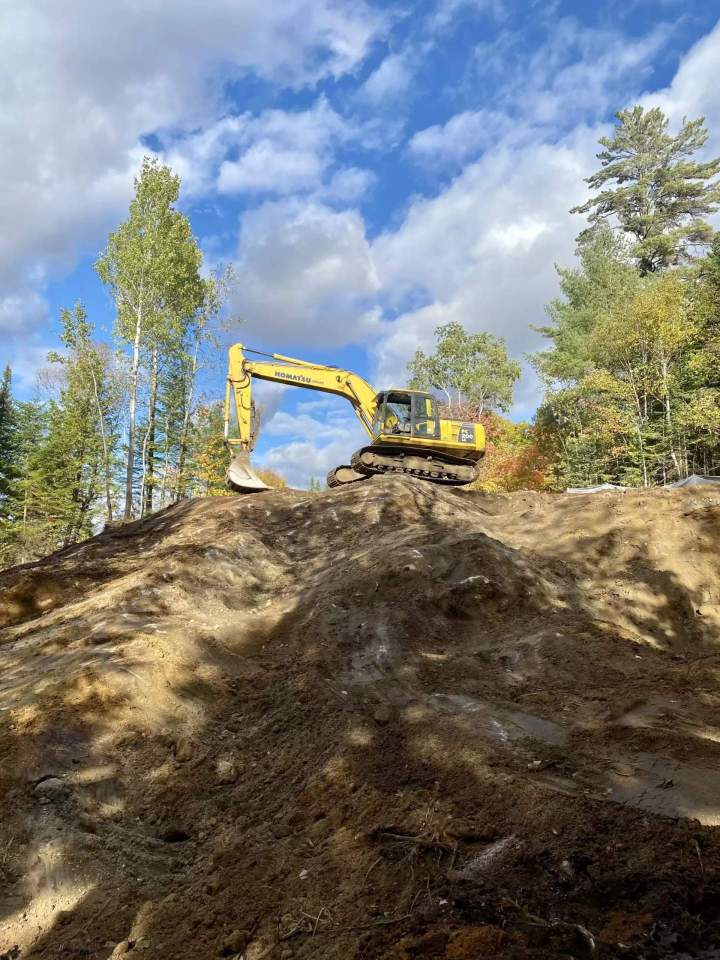 Excavation de fondation, Rive-Nord