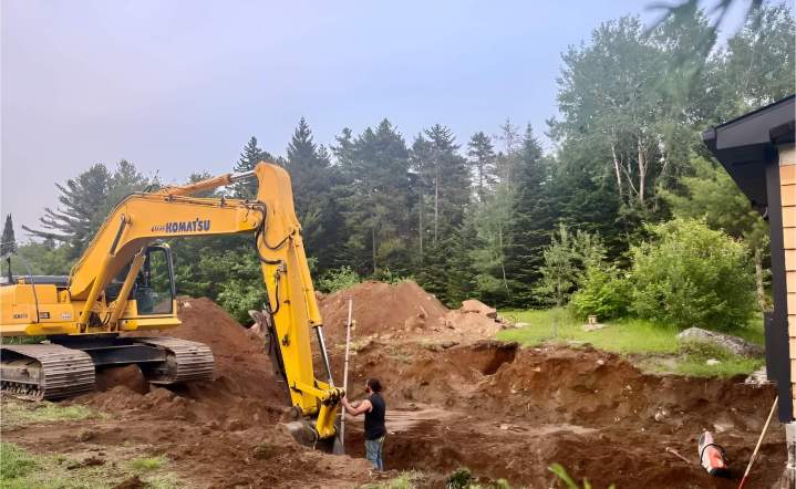 Entreprise d'excavation, Sainte-Adèle