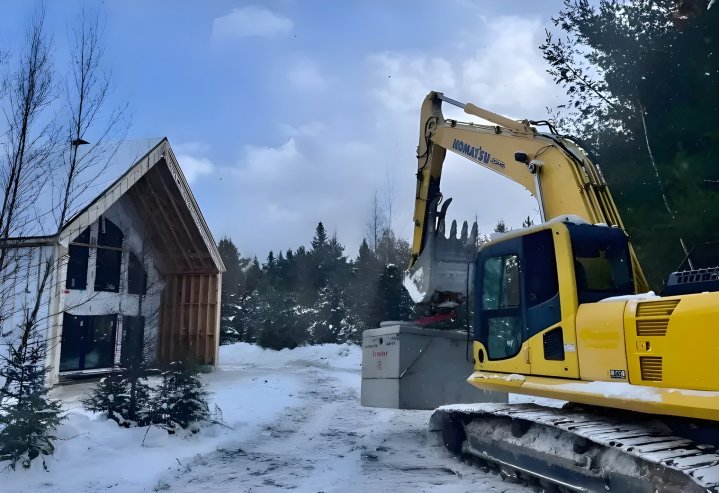 Installation fosse septique Saint-Hippolyte