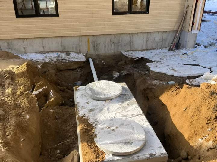 Installation fosse septique, Saint-Sauveur